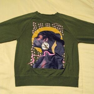 Green Black History Month for Target Fall Sweatshirt Small Afro Centric Women's